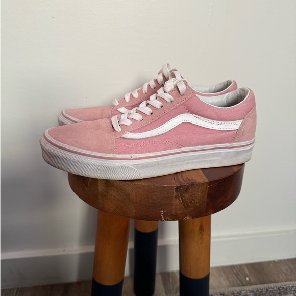 Vans Shoes - Vans Pink and White Sneakers